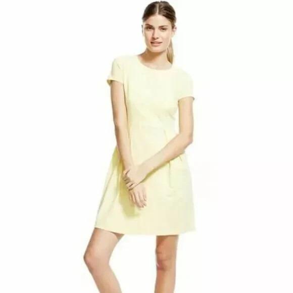 Boden Dresses & Skirts - BODEN Cerys Dress sz 8 Long butter yellow cotton pull on t-shirt dress
